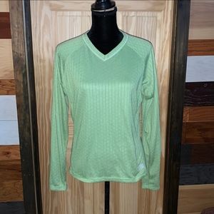 NWT The North Face large vaporwick green shirt